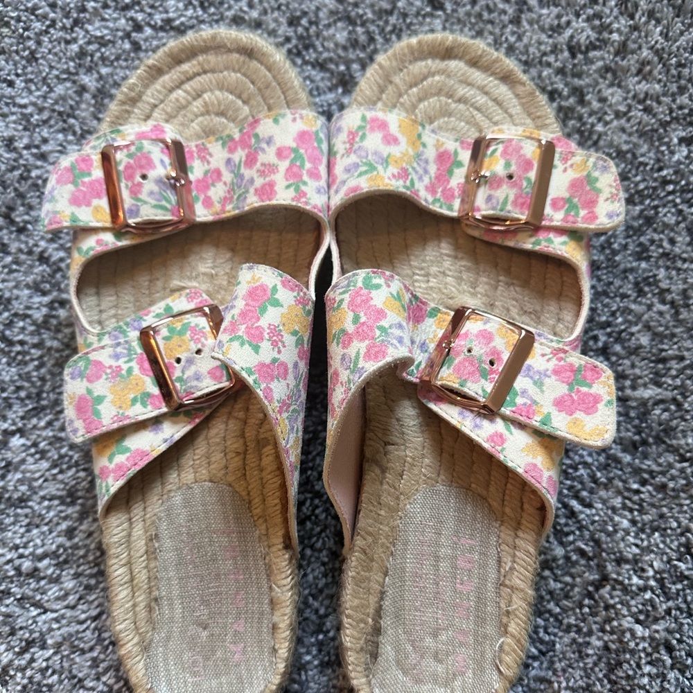love shack fancy slide sandals